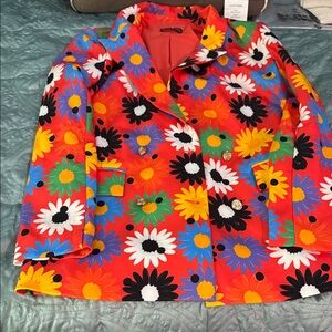 SHEIN Multicolor Floral Blazer